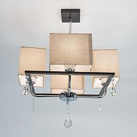 Люстра потолочная четырехрожковая Citilux 40Вт Е27 220В Венге+Хром картинка 